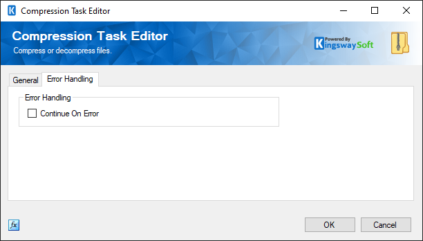 SSIS Compression Task - Error Handling